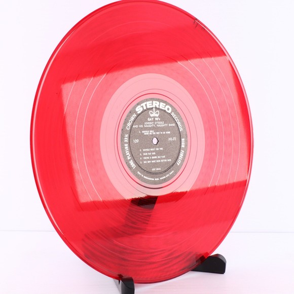 Johnny O'Toole & His Naughty Band, The Gay 90's 1958 LP Record CST 109 Red Vinyl - Picture 14 of 16